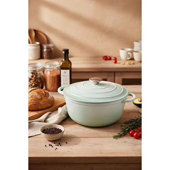 Bernardo Intensa Döküm Tencere Yeşil 28cm