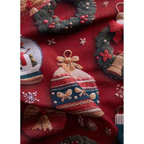 The Mia Modern Figür Desenli Runner 45x140 Cm Kırmızı