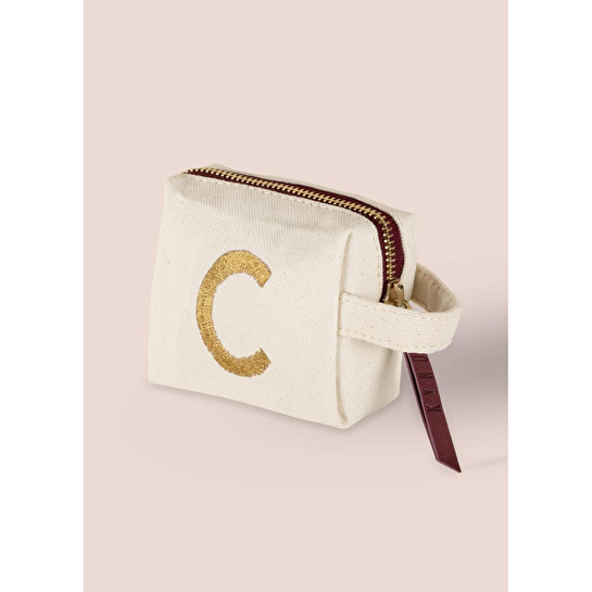 The Mia Harf Nakışlı Çanta C 14x12 Cm