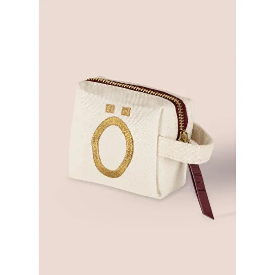 The Mia Harf Nakışlı Çanta Ö 14x12 Cm