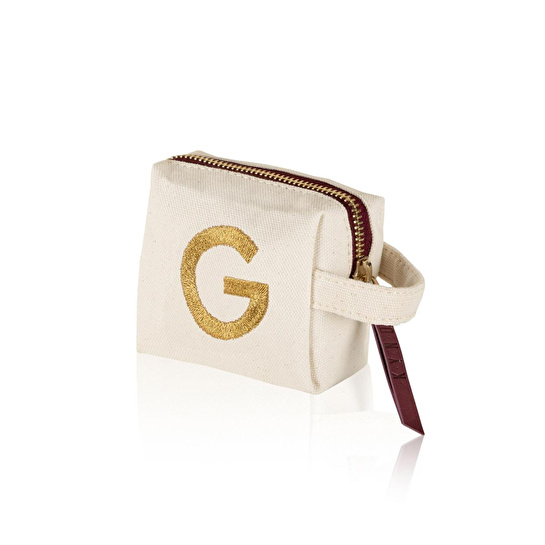 The Mia Harf Nakışlı Çanta G 14x12 Cm