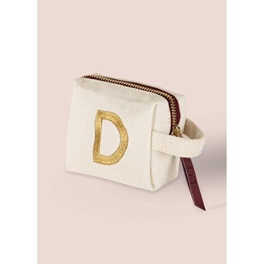 The Mia Harf Nakışlı Çanta D 14x12 Cm