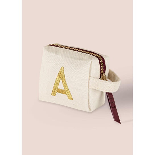 The Mia Harf Nakışlı Çanta A 14x12 Cm