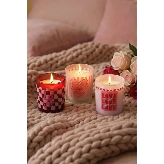 Rakle Love 3'lü Mum Seti 180 Gr
