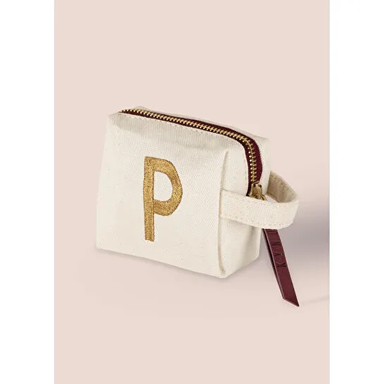 The Mia Harf Nakışlı Çanta P 14x12 Cm