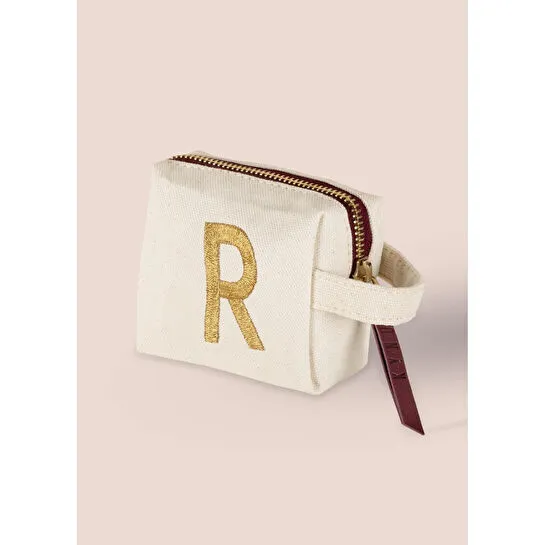 The Mia Harf Nakışlı Çanta R 14x12 Cm