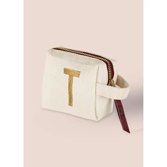 The Mia Harf Nakışlı Çanta T 14x12 Cm