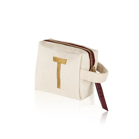 The Mia Harf Nakışlı Çanta T 14x12 Cm