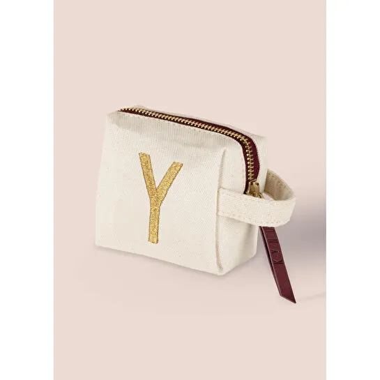 The Mia Harf Nakışlı Çanta Y 14x12 Cm