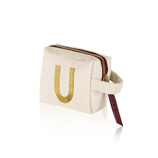 The Mia Harf Nakışlı Çanta U 14x12 Cm