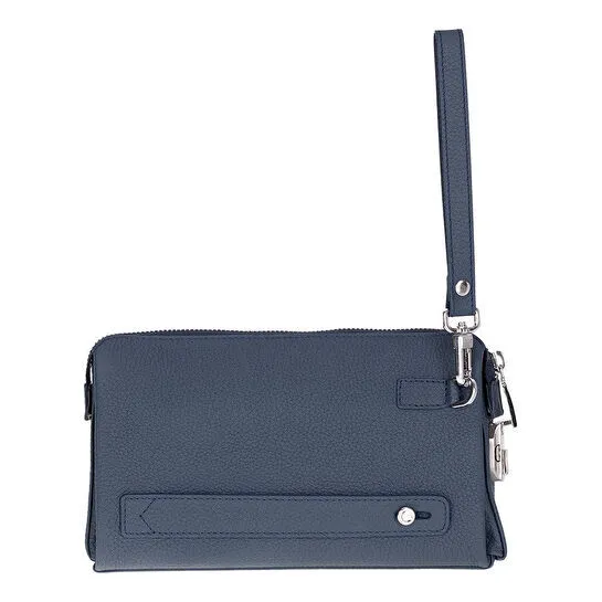 Bloominbag Forte Wrist Midnight Navy Unisex Kilitli Clutch Çanta