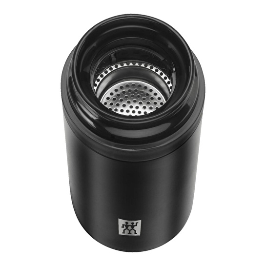 Zwilling Thermo Süzgeçli Termos, 420 Ml | Siyah