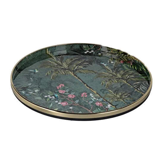 Lucky Art Jungle Dekoratif Tepsi 41cm