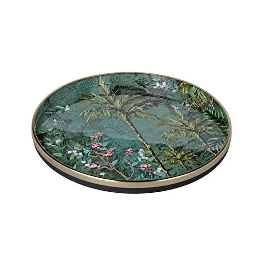 Lucky Art Jungle Dekoratif Tepsi 36cm