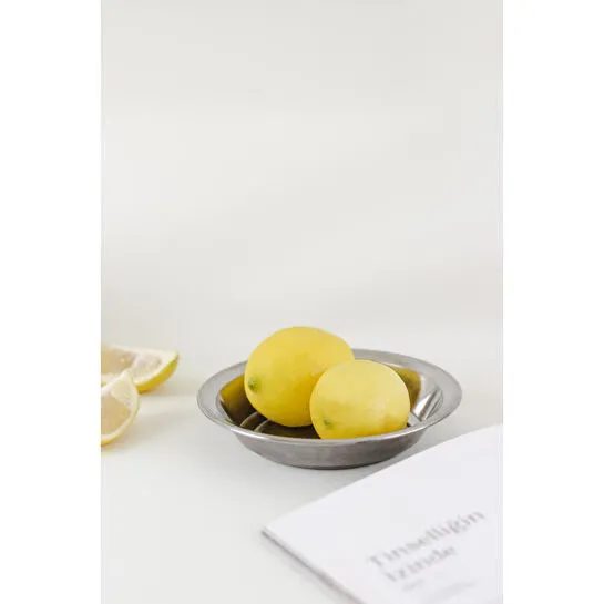 Beige & Stone Paslanmaz Çelik 15,5 Cm Çerez Kahvaltılık Tabağı