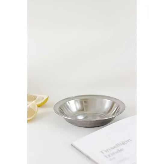 Beige & Stone Paslanmaz Çelik 15,5 Cm Çerez Kahvaltılık Tabağı