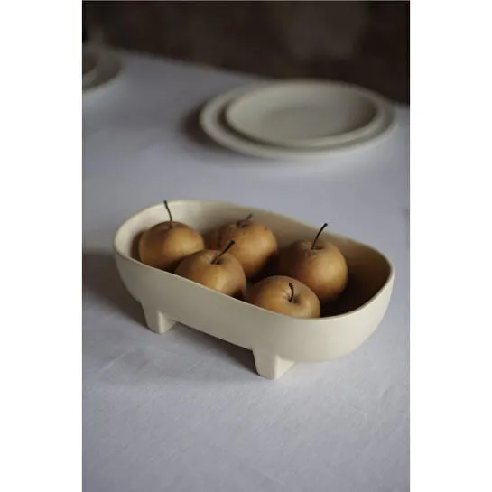 Beige & Stone X Duygu Batum Vanilya Servis Sunum Tabağı