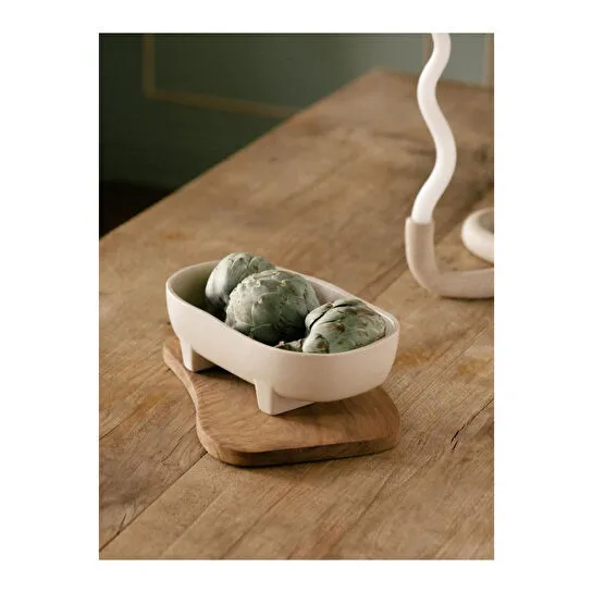 Beige & Stone X Duygu Batum Vanilya Servis Sunum Tabağı