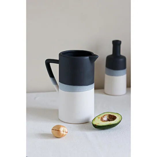 Beige & Stone Natural Stone Sürahi Antrasit