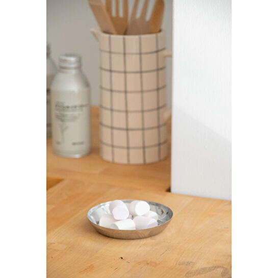 Beige & Stone Çelik 11,5 Cm Atıştırmalık Sosluk Mini Tabak