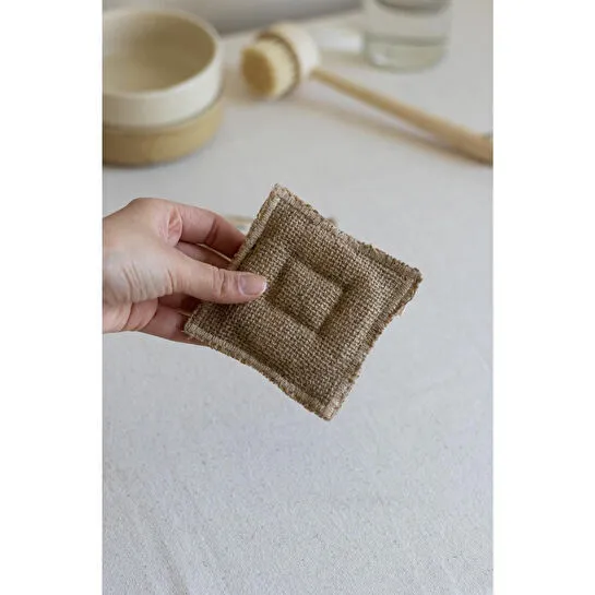 Beige & Stone Ekolojik Antibakteriyel Doğal Selülozik Bulaşık Süngeri 2 Li