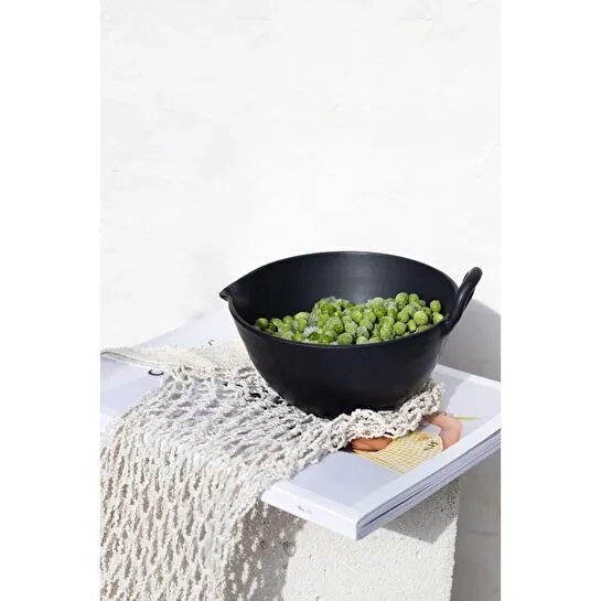 Beige & Stone Seramik Siyah Çırpma Karıştırma Kabı 850 Ml