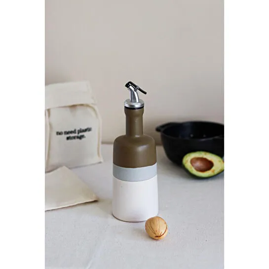 Beige & Stone Natural Stone Zeytinyağı Ve Sıvıyağ Şişesi