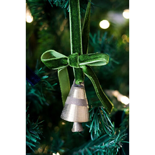 Beige & Stone X Den.ınteriors Yılbaşı Ağacı Süsü Kurdeleli Küçük Çan