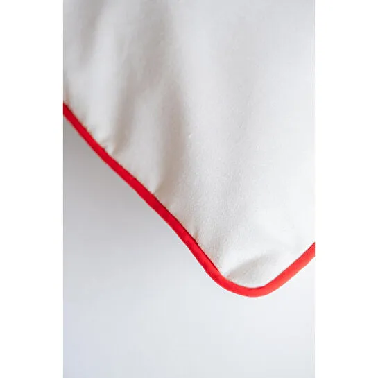 Beige & Stone Amerikan Bezi Biyeli 45x45 Yastık Kılıfı – Şık Ve Dayanıklı Kumaş