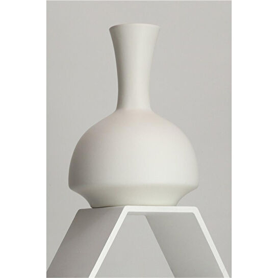 Beige & Stone Odessa Pure Vazo Dekoratif Obje