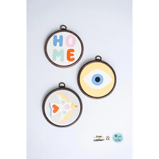 Beige & Stone X Blink Studio Colour Like Never Before Yetişkin Figürleri Kasnak Boyama Seti