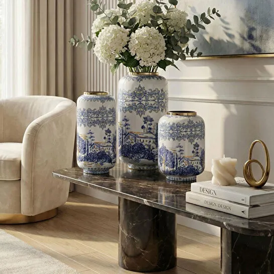 Lucky Art Florance Dekoratif Vazo 30cm