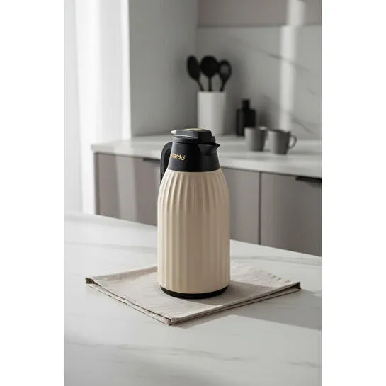 Bernardo Silva Cam Termos Krem 1.5 Litre