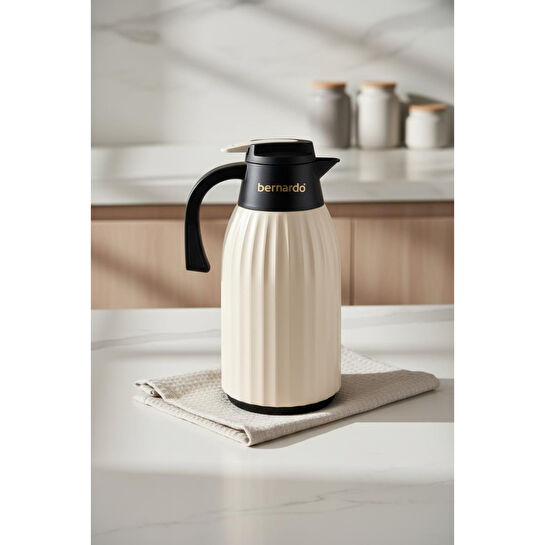 Bernardo Silva Cam Termos Krem 1.5 Litre