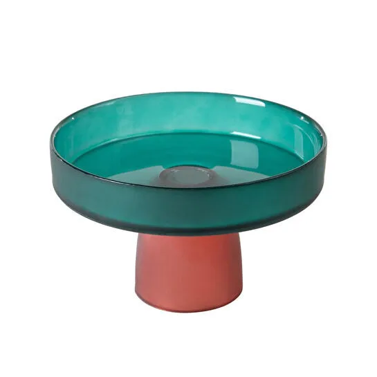 Mudo Home Colors Ayakli Cam Sunum 18cm- Yeşi̇l