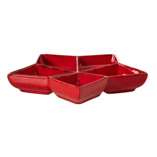 Mudo Home Star Bölmeli̇ Sunum Tabaği 27cm