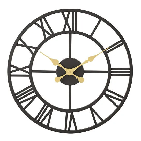 Mudo Home Holmberg Black Duvar Saati̇ 41cm