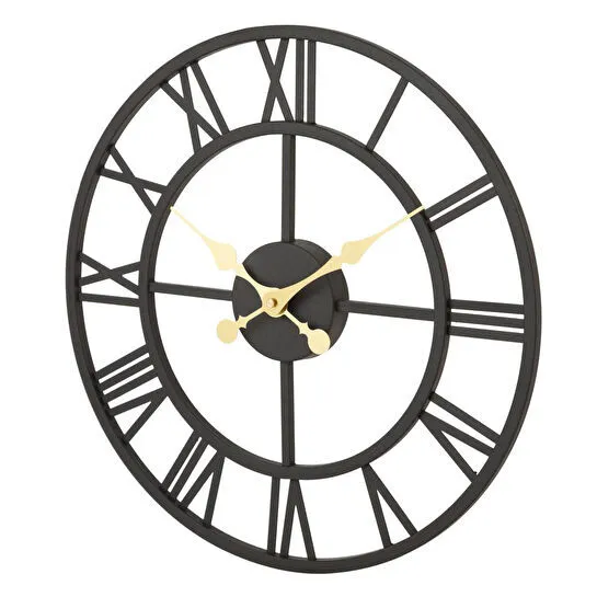 Mudo Home Holmberg Black Duvar Saati̇ 41cm