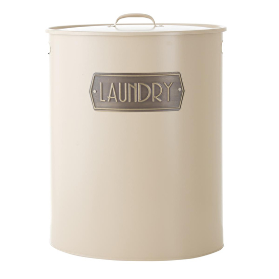 Mudo Home Metal Çamaşir Sepeti̇ Mat Bej 43x34x55