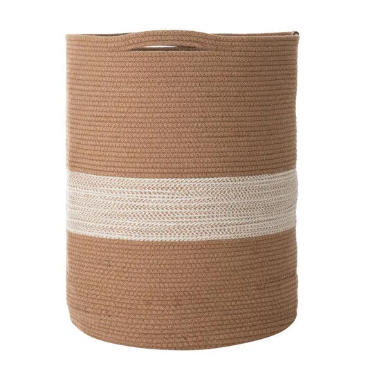 Mudo Home Venus Çamaşir Sepeti̇ Kahve 35x35x45