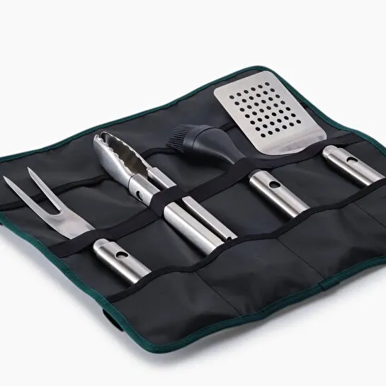 Joseph Joseph Grillout 4 Lü Paslanmaz Çelik Barbekü Aksesuar Seti Taşıma Çantalı