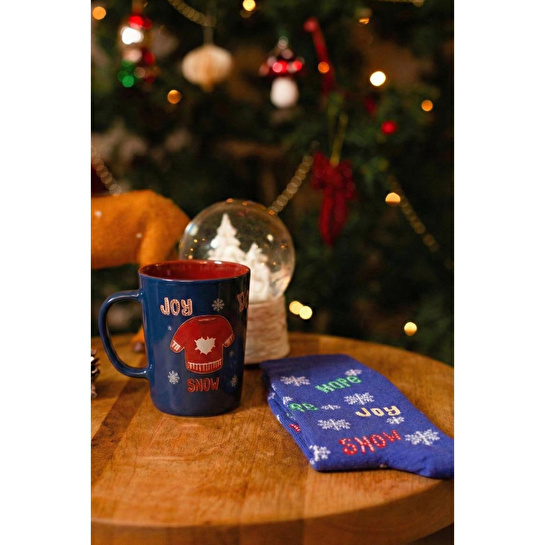 Rakle Christmas Joy&snow Çoraplı Hediye Seti Lacivert 380 Cc