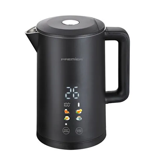 Premier Prk 2215ea Akıllı Su Isıtıcısı - Dijital Ekranlı, Isı Ayarlı, Çift Katmanlı Cool Touch Kettle