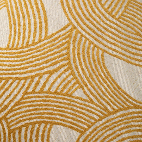 Mudo Home Nell Wave Kirlent Hardal 50x50