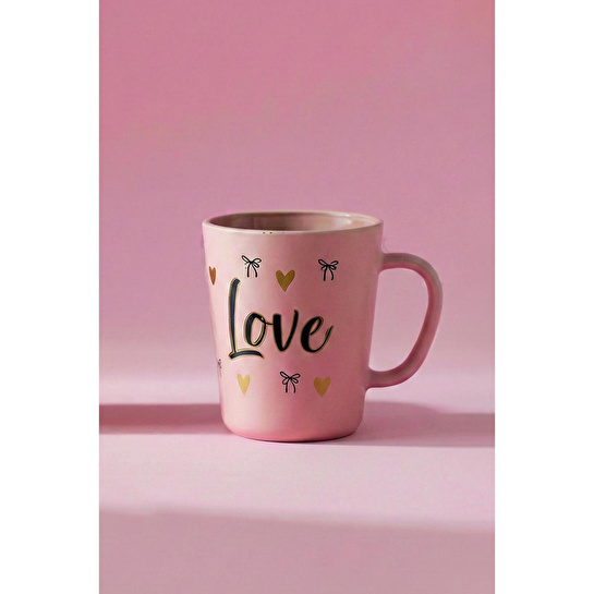 Rakle Love 2'li Kupa Seti Pembe 380 Cc