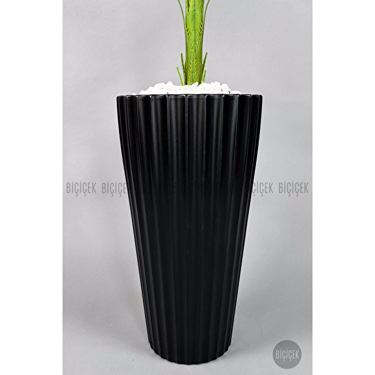 Biçiçek Yapay Areka Ağacı 220 Cm Siyah