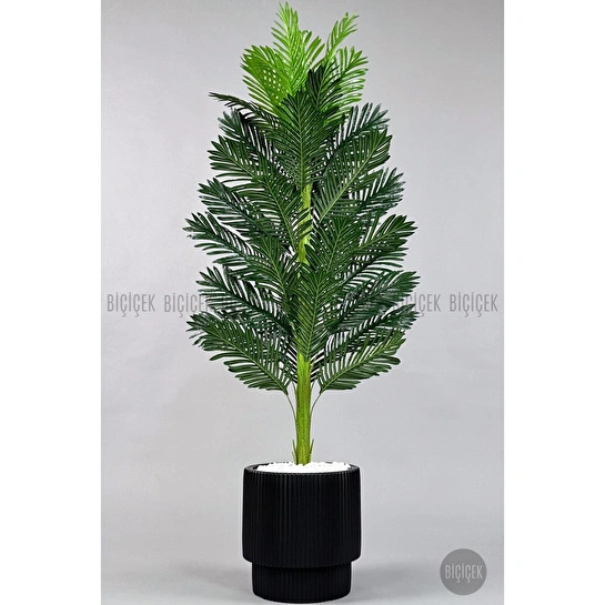 Biçiçek Yapay Areka Ağacı 160-180 Cm Siyahgala180cm