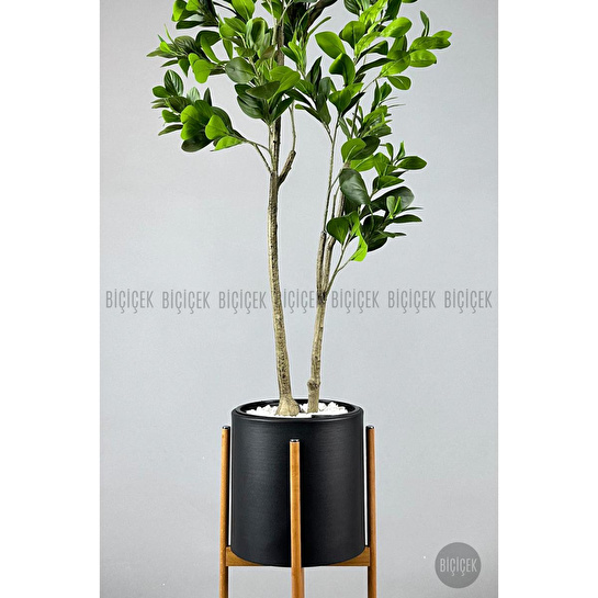 Biçiçek Yapay Manolya Ağacı 150-180cm Siyah1