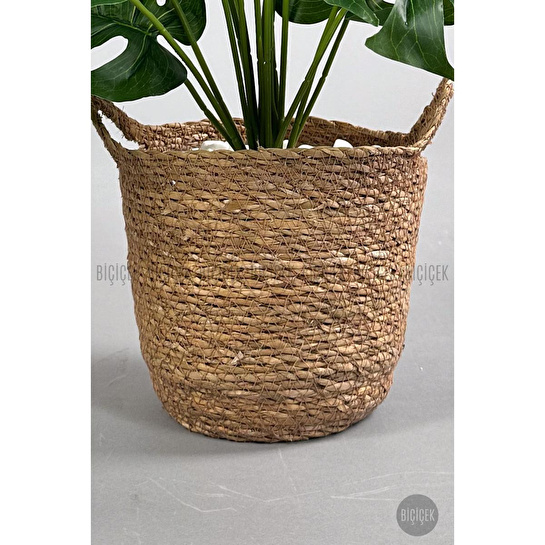 Biçiçek Yapay Monstera Deve Tabanı 65-70 Cm Hasir2