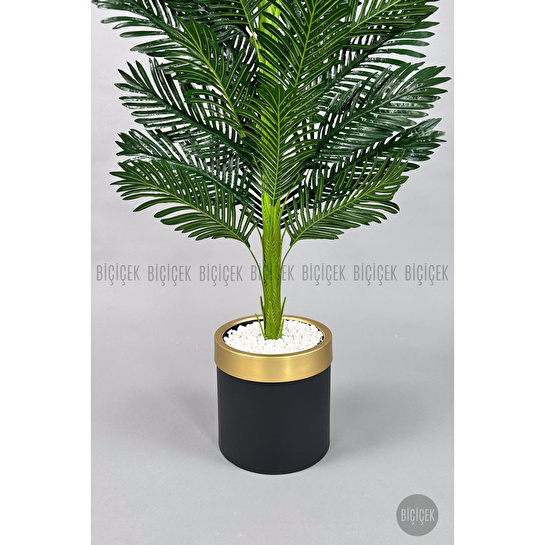 Biçiçek Yapay Areka Ağacı 160-180 Cm Siyahaltin170cm
